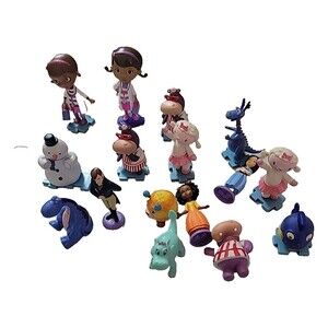 Disney Doc McStuffins Figure Lot Cake Toppers dolls animals mixed
